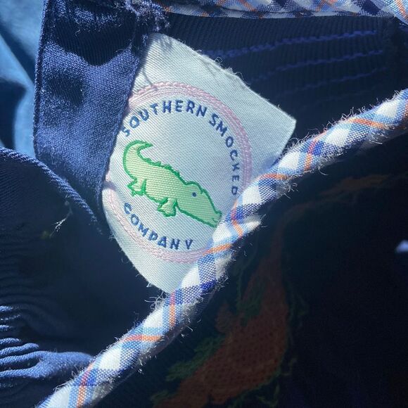 Girls Size 3 Southern Smocked Company Holiday Fall Dress - Picture 3 of 8